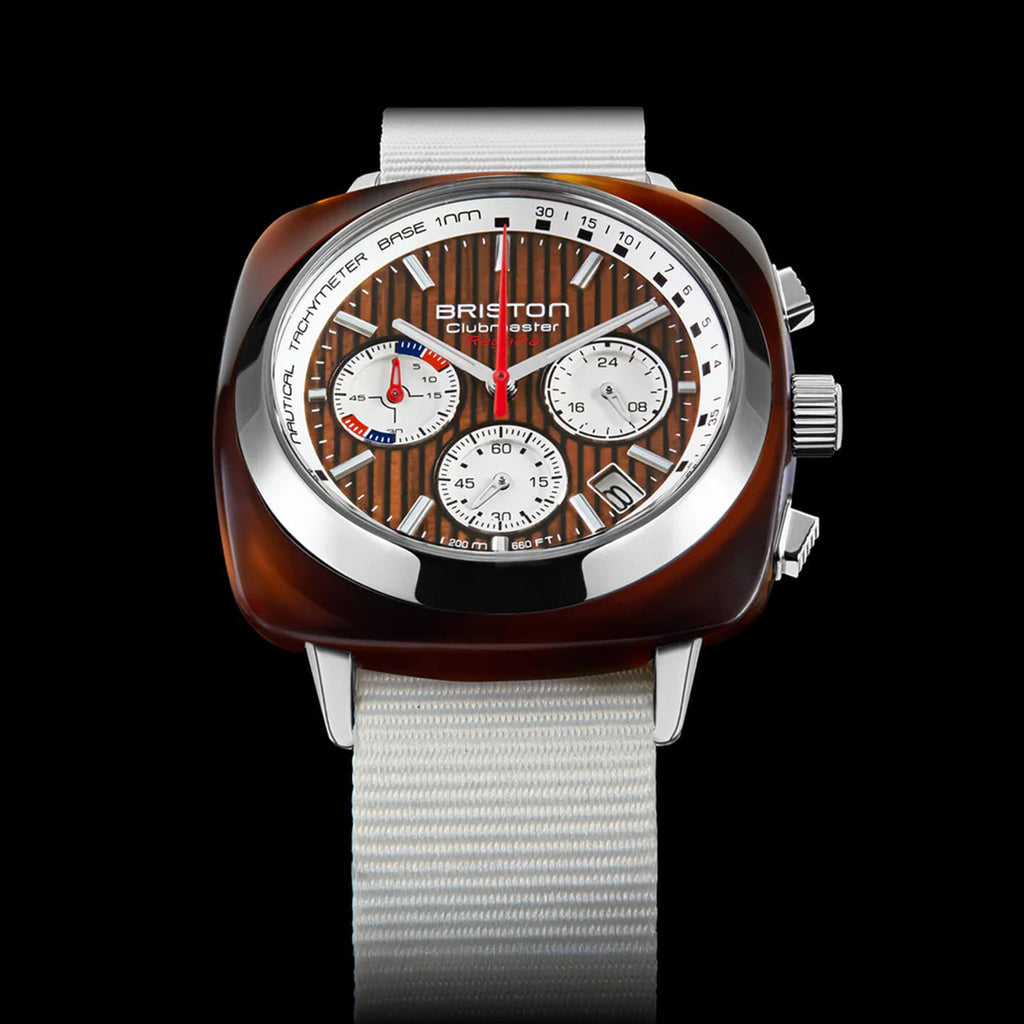 Clubmaster Regatta Men Quartz Brown Dial Chronograph Nylon Watch 262142.SA.T.2W.NW
