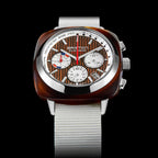 Clubmaster Regatta Men Quartz Brown Dial Chronograph Nylon Watch 262142.SA.T.2W.NW