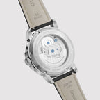 Aquatica Men Automatic Blue Dial Multi-Function Leather Watch 274-L10506