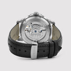 Aquatica Men Automatic Blue Dial Multi-Function Leather Watch 274-L10506