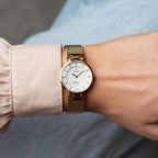 Women Quartz Silver Dial Analog Stainless Steel Watch 29035.45.21