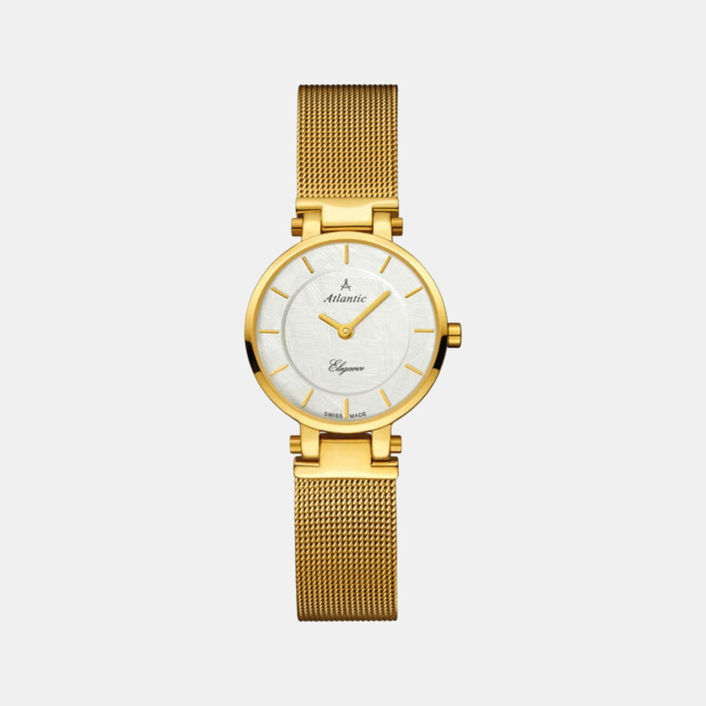 Women Quartz Silver Dial Analog Stainless Steel Watch 29035.45.21