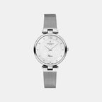 Women Quartz White Dial Analog Mesh Watch 29037.41.21MB