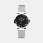 Atlantic Women Quartz Black Dial Analog Mesh Watch 29039.41.69MB-1