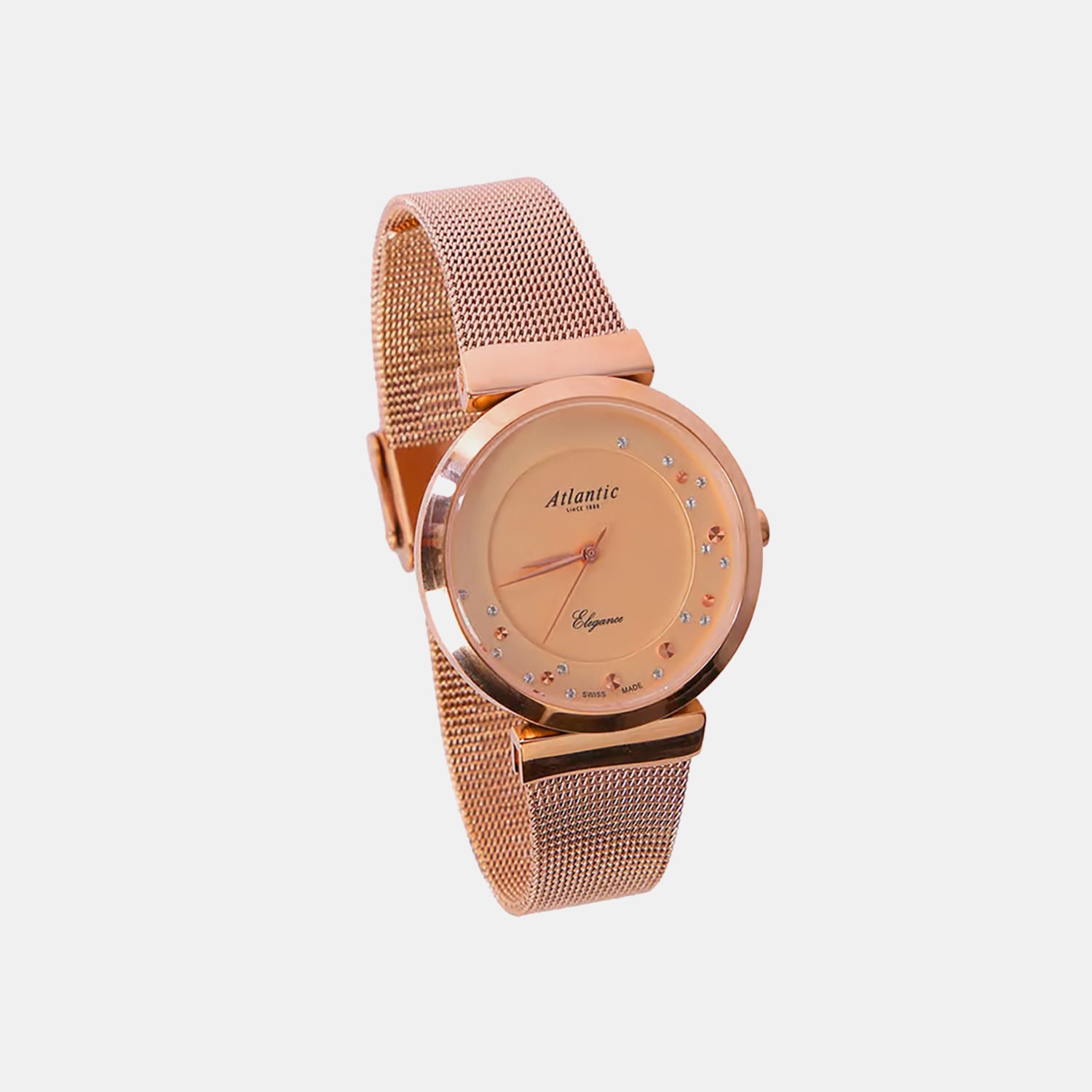 Women Quartz Copper Dial Analog Stainless Steel Watch 29039.44.79MB