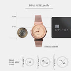 Women Quartz Copper Dial Analog Stainless Steel Watch 29039.44.79MB