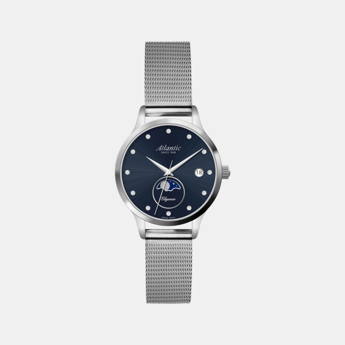 Women Quartz Blue Dial Analog Mesh Watch 29040.41.57MB