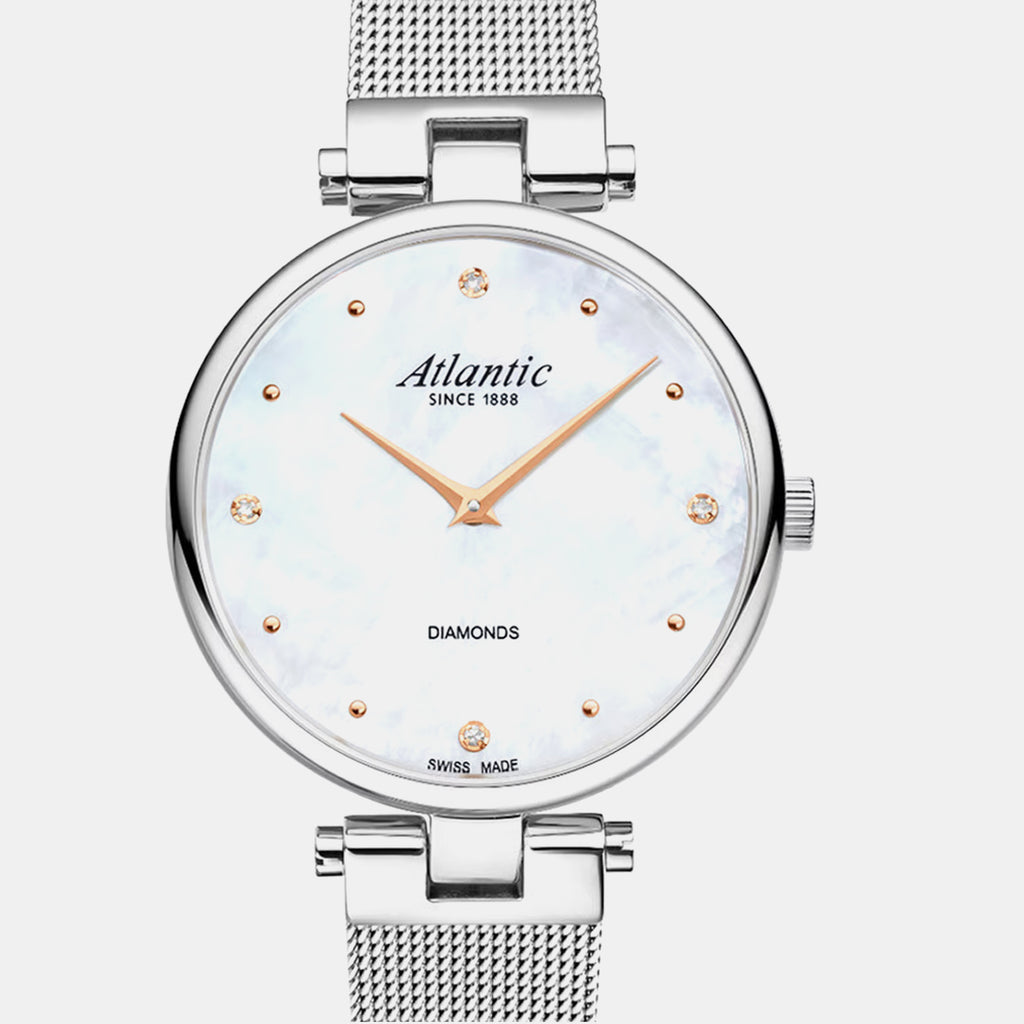 Women Quartz Mother Of Pearl Dial Analog Stainless Steel Watch 29044.41.07RMB
