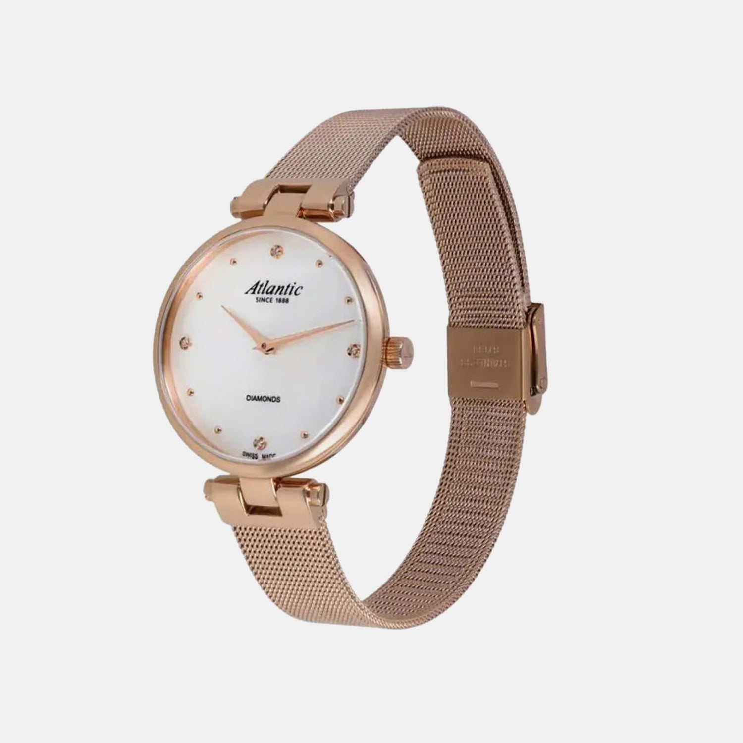 Women Quartz Mother Of Pearl Dial Analog Stainless Steel Watch 29044.44.07RMB