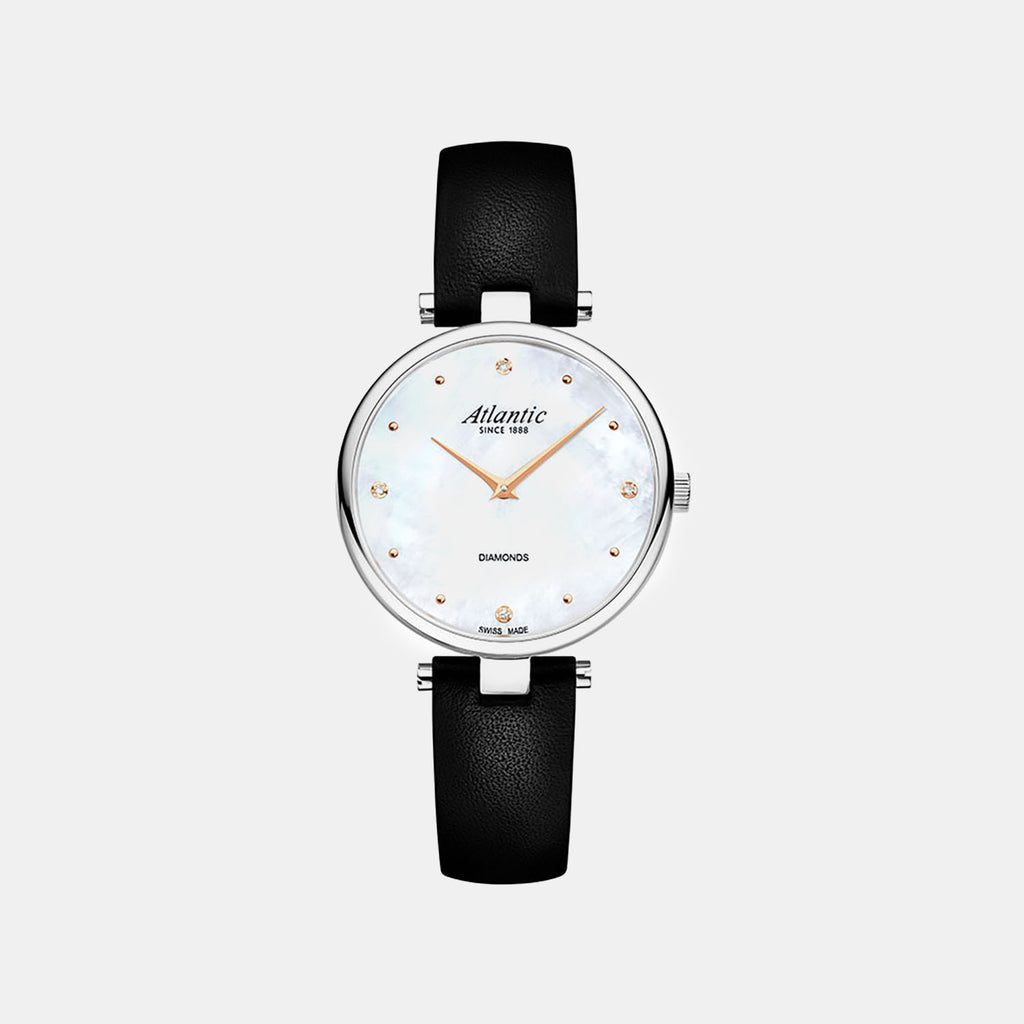Women Quartz Mother Of Pearl Dial Analog Leather Watch 29044.41.07R