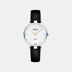 Women Quartz Mother Of Pearl Dial Analog Leather Watch 29044.41.07R