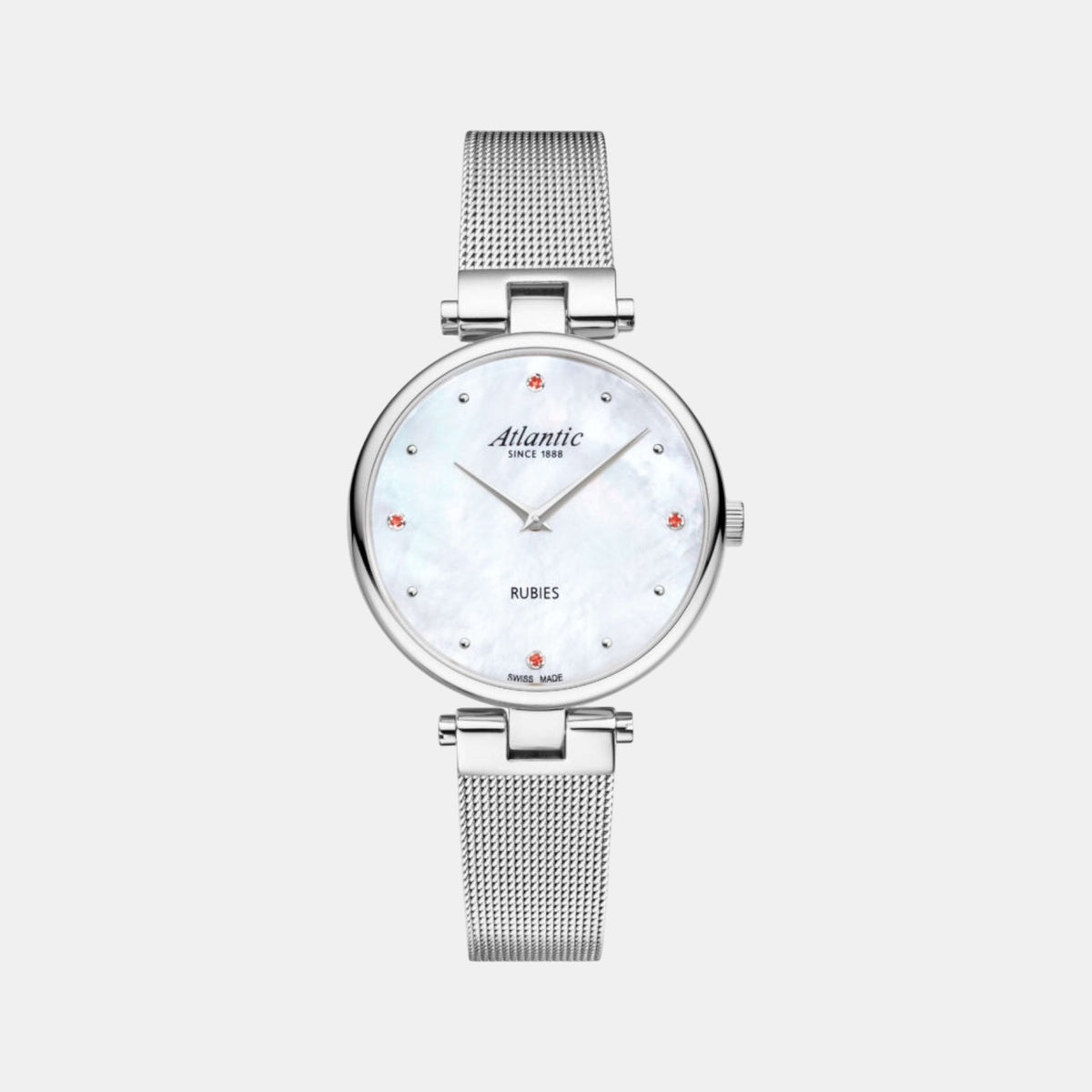 Women Quartz Mother Of Pearl Dial Analog Mesh Watch 29044.41.09MB