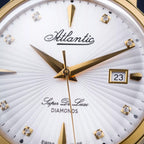 Women Quartz White Dial Analog Stainless Steel Watch 29355.45.27