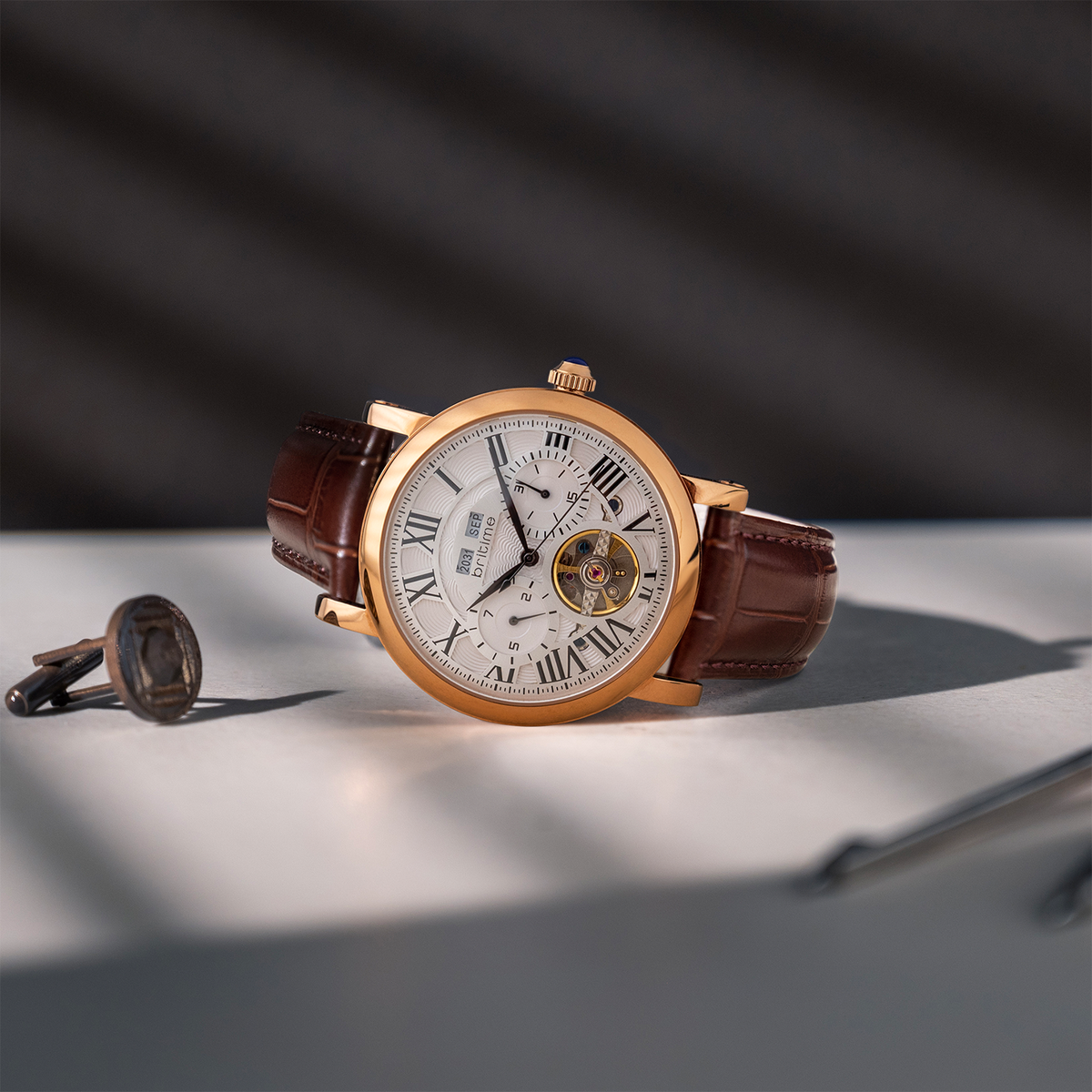 Britime 42 mm Round Automatic watch