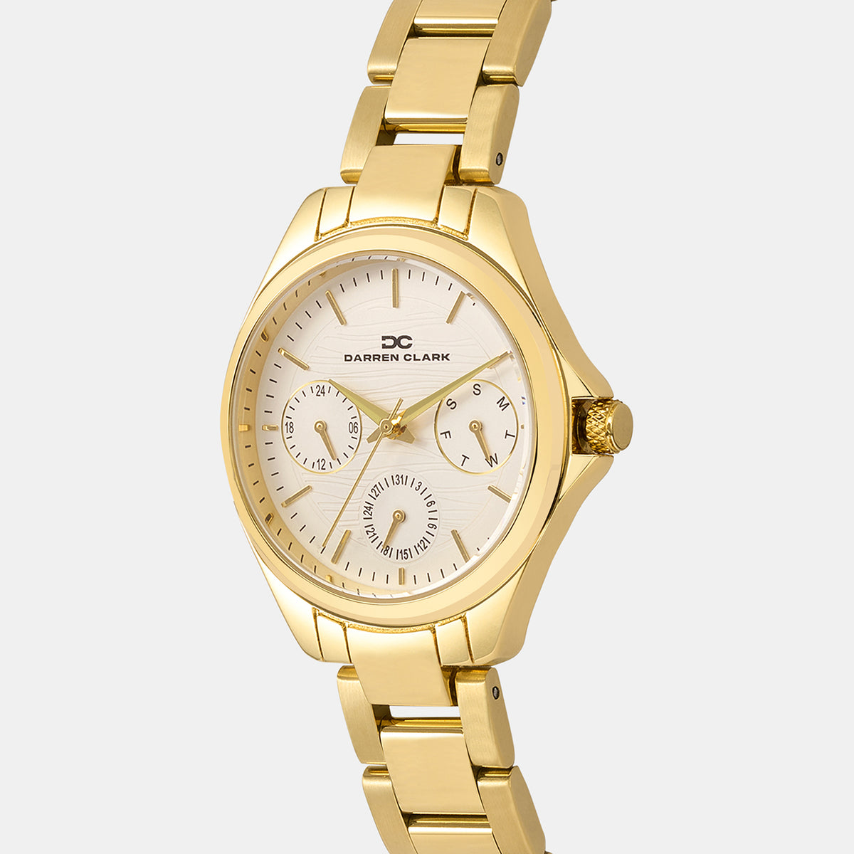 Women Quartz Silver Dial Analog Metal Watch 2012B-M0203