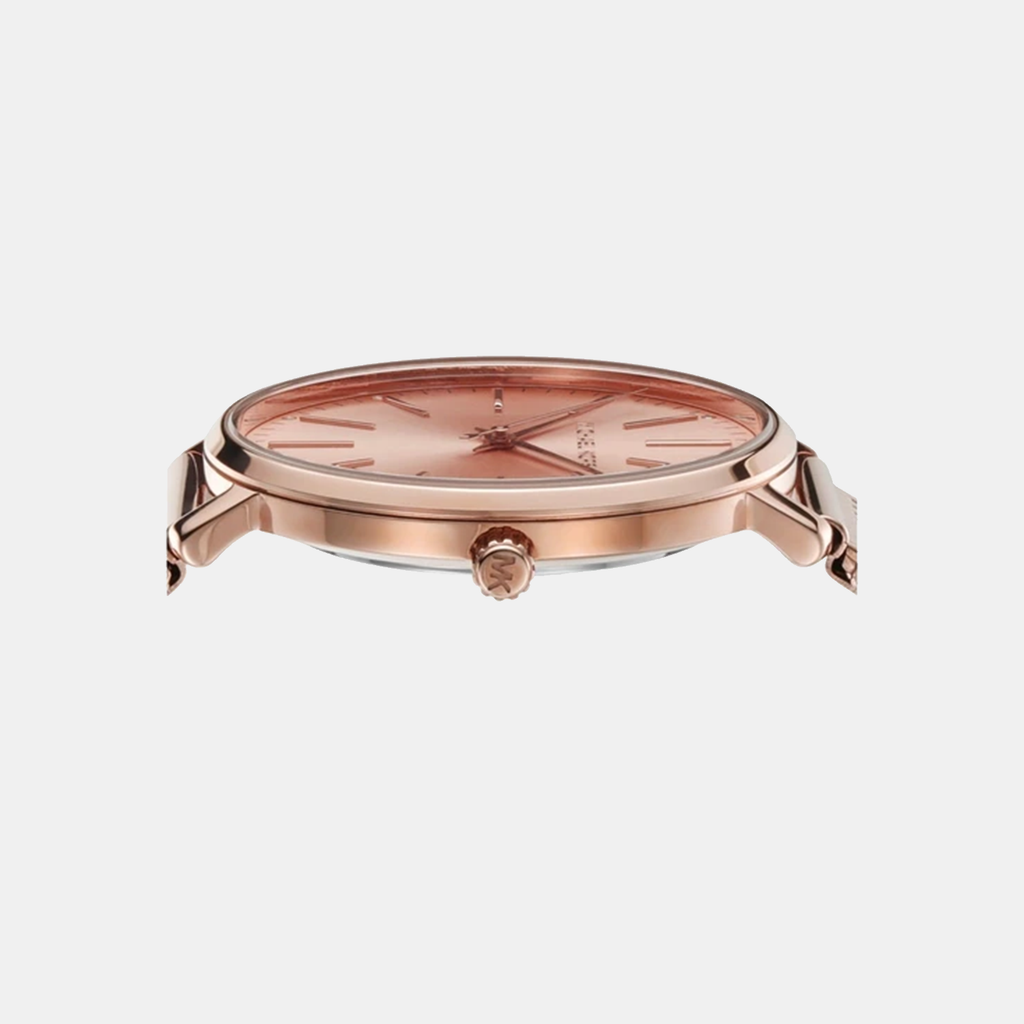 Michael Kors Women Round Rose Gold watch