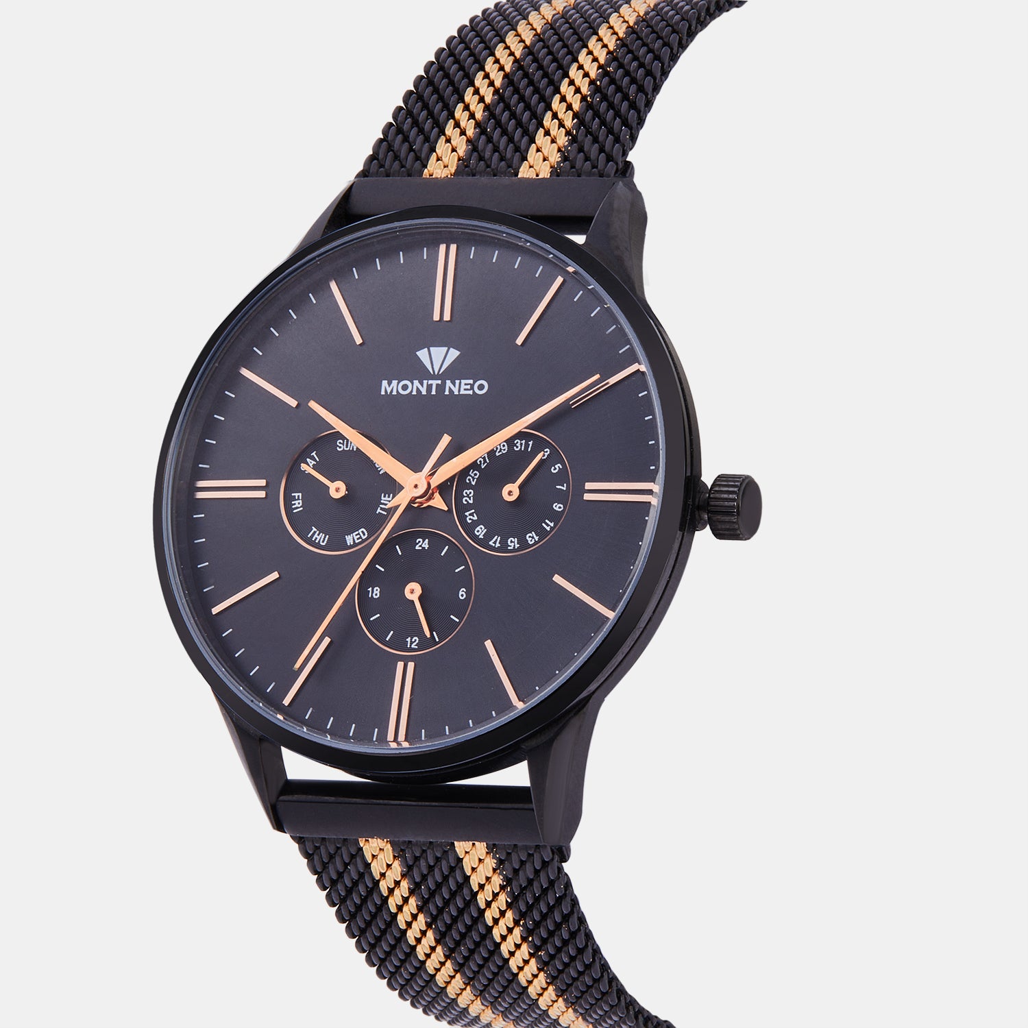 Mont Neo 38 mm Round Quartz watch