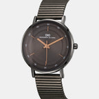 Men Quartz Grey Dial Analog Stainless Steel Watch 1013J-E0816