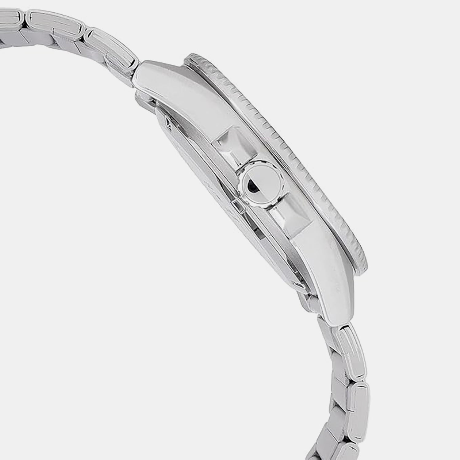 Enticer Men Quartz Black Dial Analog Stainless Steel Watch A2190