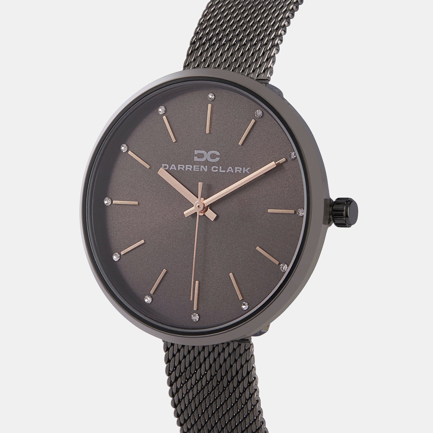 Women Quartz Gun Dial Analog Mesh Watch 2007J-E0816