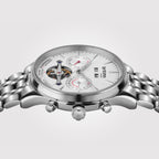 Britime Men Round Silver watch