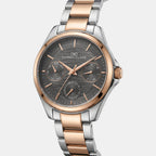 Women Quartz Grey Dial Analog Metal Watch 2012E-M1315