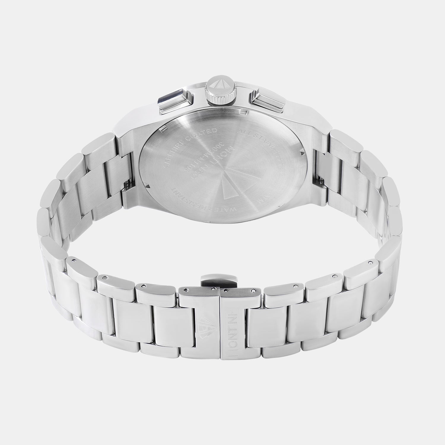 Regular Men Quartz Grey Dial Multi-Function Stainless Steel Watch 3002M-M1115