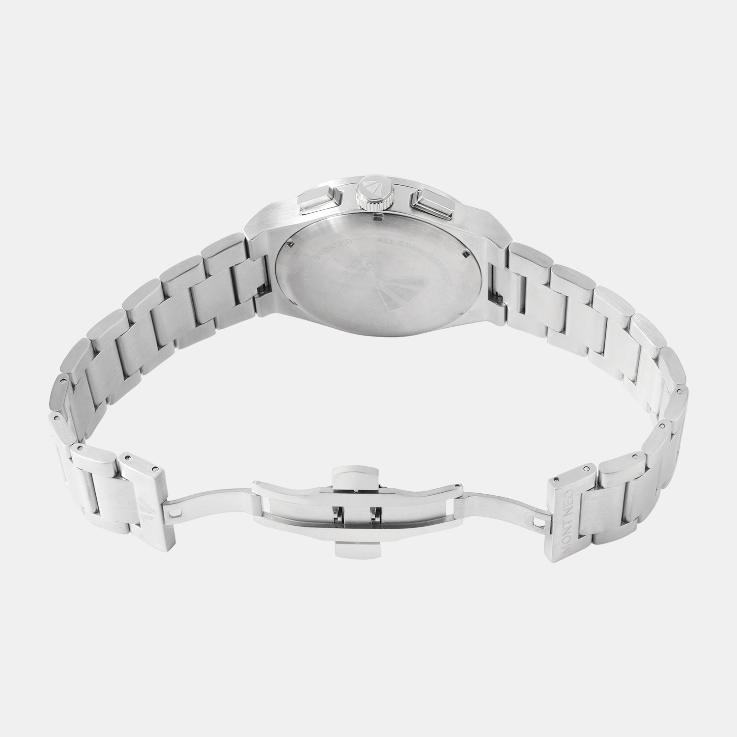 Regular Men Quartz Grey Dial Multi-Function Stainless Steel Watch 3002M-M1115