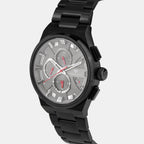 Regular Men Quartz Grey Dial Chronograph Stainless Steel Watch 3002M-M8816