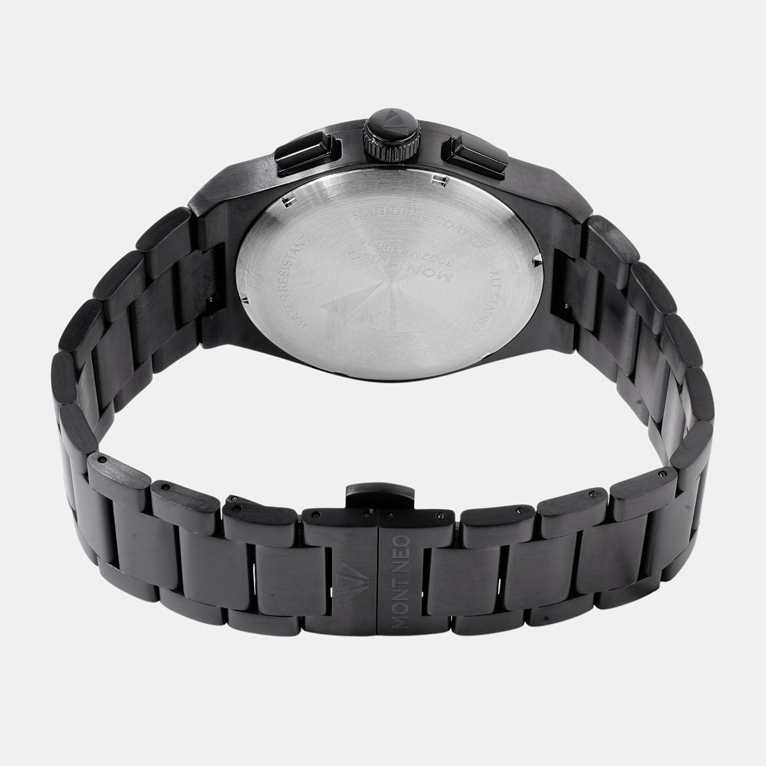 Regular Men Quartz Grey Dial Chronograph Stainless Steel Watch 3002M-M8816