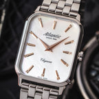 Women Quartz White Dial Analog Stainless Steel Watch 30040.41.09RMB