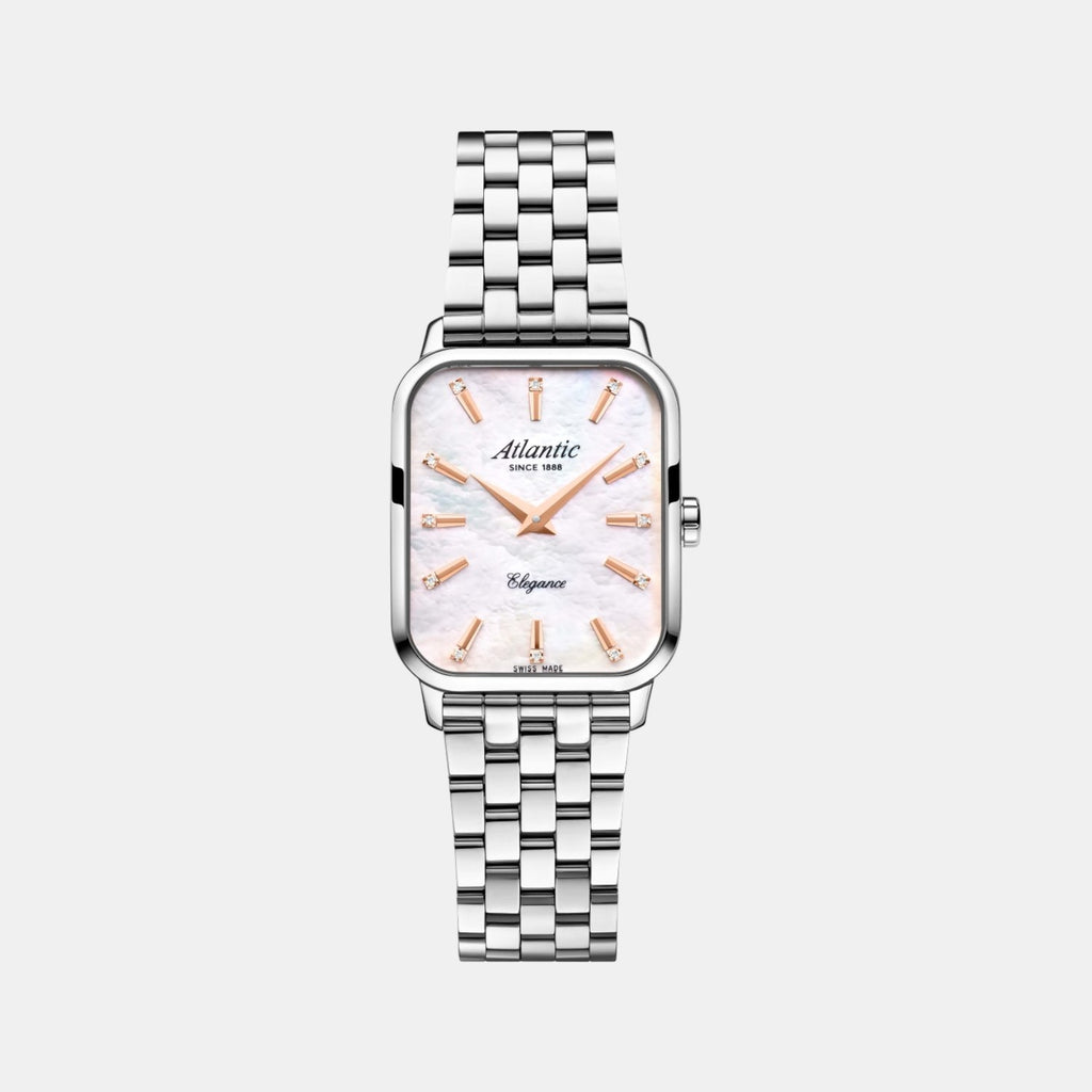 Women Quartz White Dial Analog Stainless Steel Watch 30040.41.09RMB