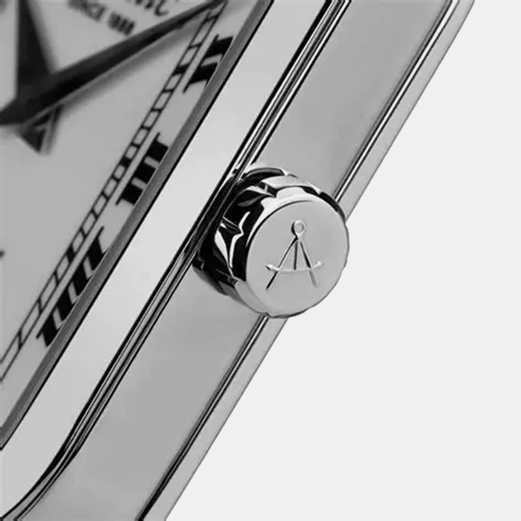 Women Quartz White Dial Analog Stainless Steel Watch 30040.41.18MB