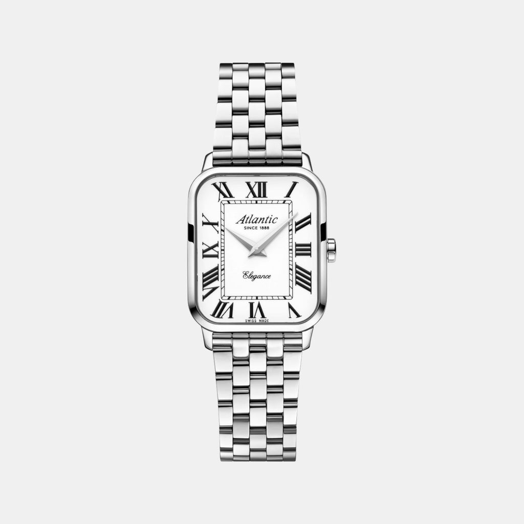 Women Quartz White Dial Analog Stainless Steel Watch 30040.41.18MB