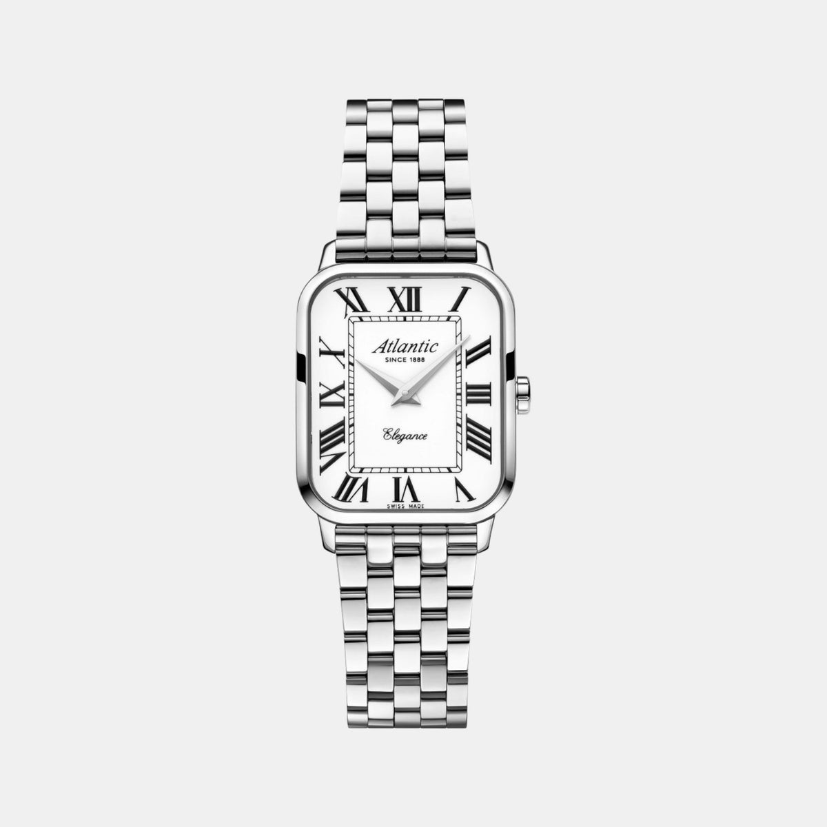 Women Quartz White Dial Analog Stainless Steel Watch 30040.41.18MB