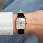 Elegance Belle Women Quartz Mother Of Pearl Dial Analog Leather Watch 30040.44.09L