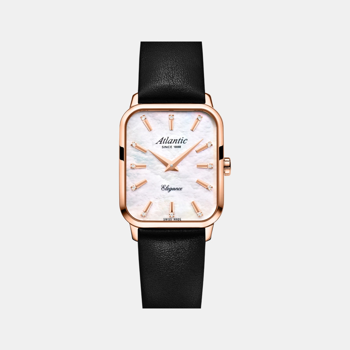 Elegance Belle Women Quartz Mother Of Pearl Dial Analog Leather Watch 30040.44.09L