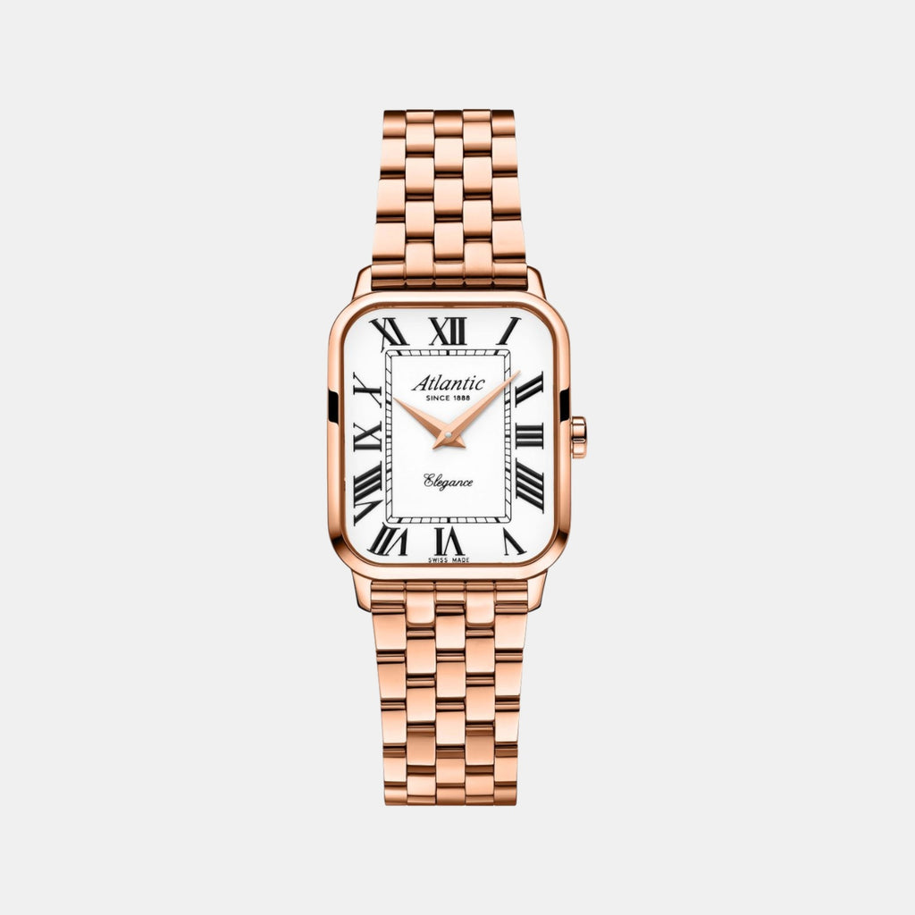 Women Quartz White Dial Analog Stainless Steel Watch 30040.44.18MB