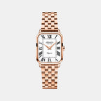 Women Quartz White Dial Analog Stainless Steel Watch 30040.44.18MB