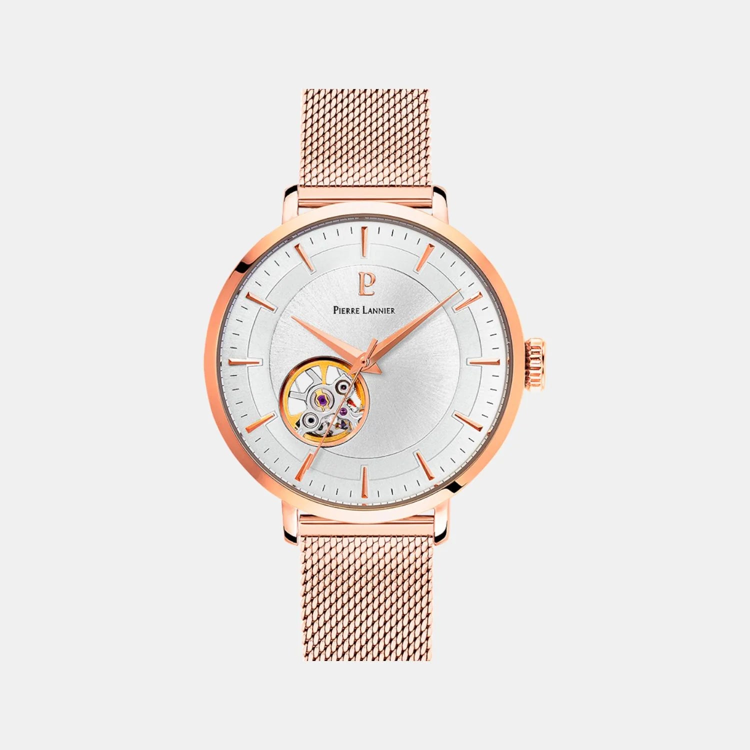 Automatic Women Automatic Silver Dial Analog Stainless Steel Watch 307F928