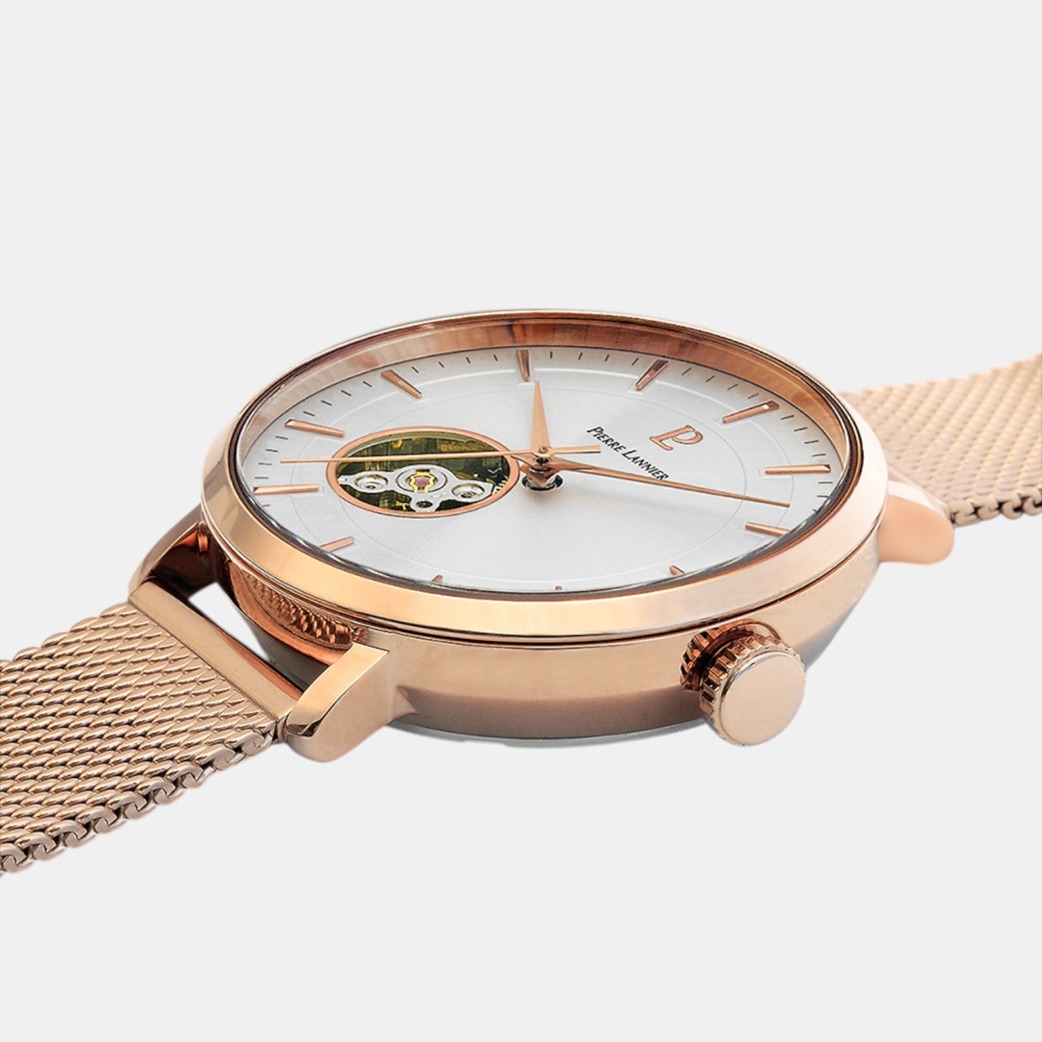 Pierre Lannier Automatic Women Automatic Silver Dial Analog Stainless Steel Watch 307F928-3