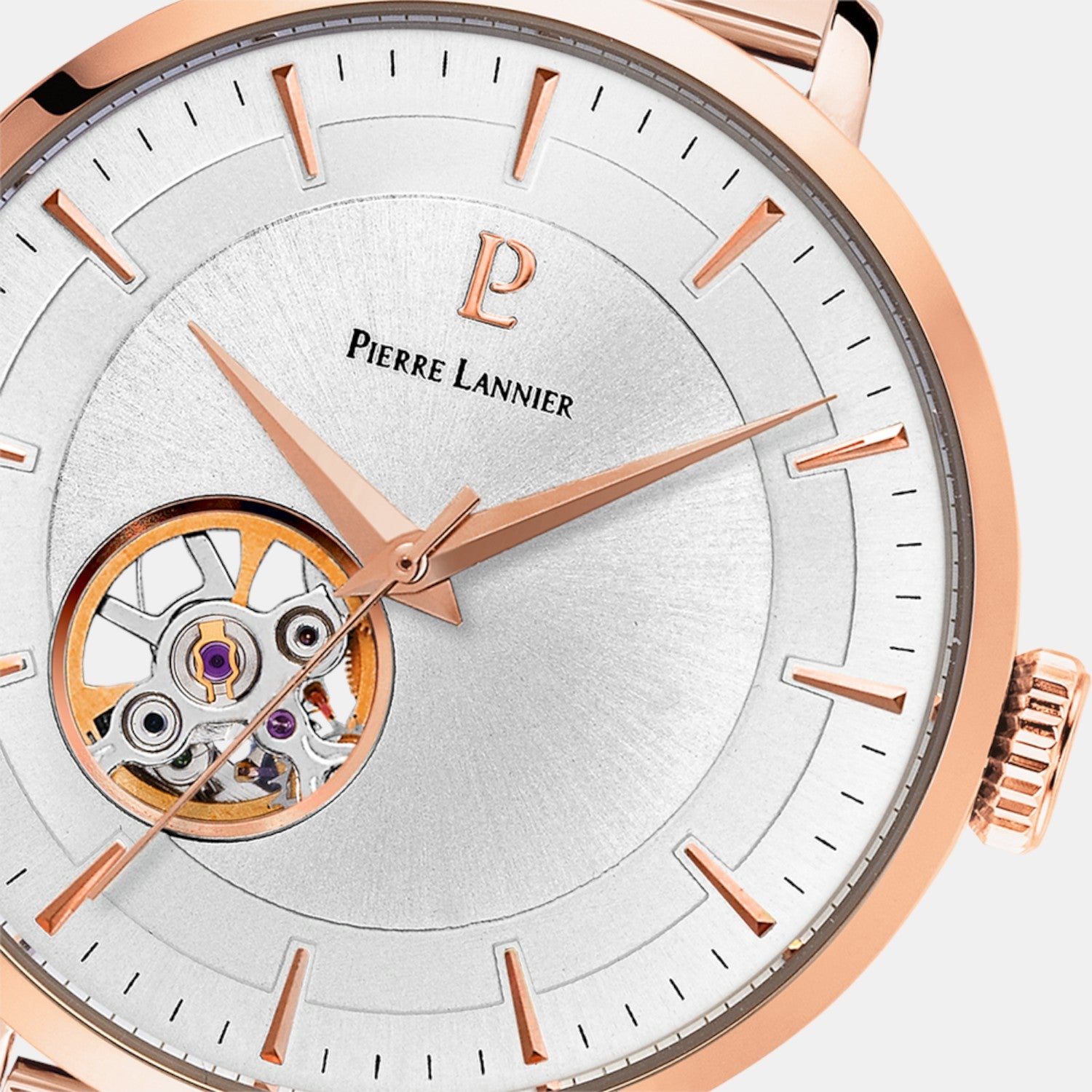 Pierre Lannier Automatic Women Automatic Silver Dial Analog Stainless Steel Watch 307F928-2