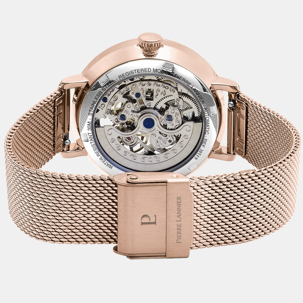 Pierre Lannier Automatic Women Automatic Silver Dial Analog Stainless Steel Watch 307F928-4