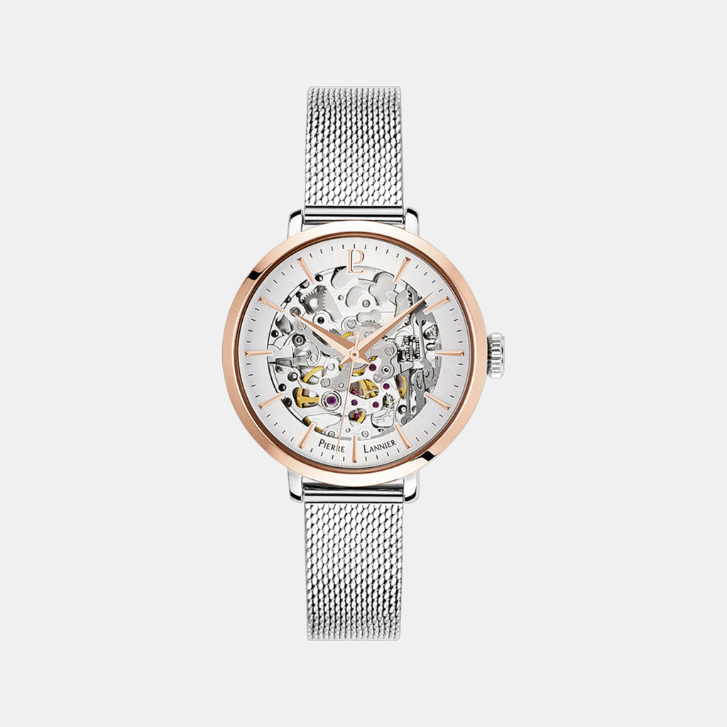 Automatic Women Automatic Silver Dial Analog Stainless Steel Watch 312B628