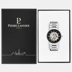 Pierre Lannier Automatic Men Automatic Black Dial Analog Stainless Steel Watch 317B131-5