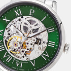 Automatic Men Automatic Green Dial Analog Stainless Steel Watch 317B171