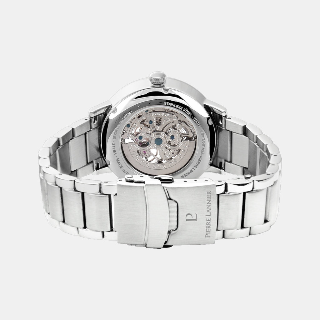 Men Automatic Green Dial Analog Stainless Steel Watch 317B171