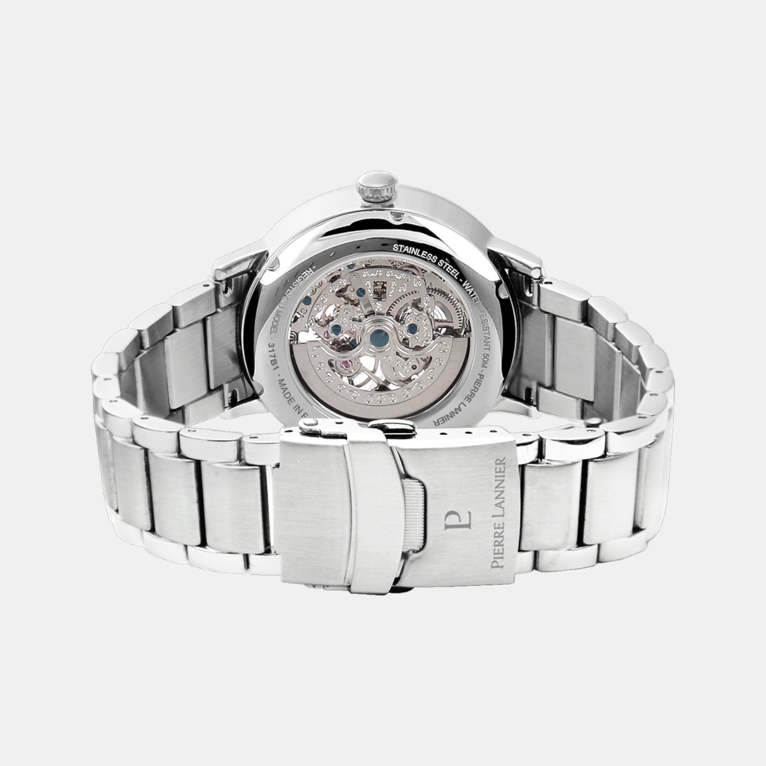 Men Automatic Green Dial Analog Stainless Steel Watch 317B171