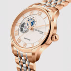 Men Automatic Silver Dial Analog Stainless Steel Watch 318-M30205