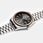 Women Quartz Grey Dial Analog Stainless Steel Watch A3198.R116Q